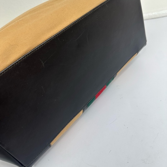 Gucci sherryline borsa canvas tote bag - Picture 10 of 16